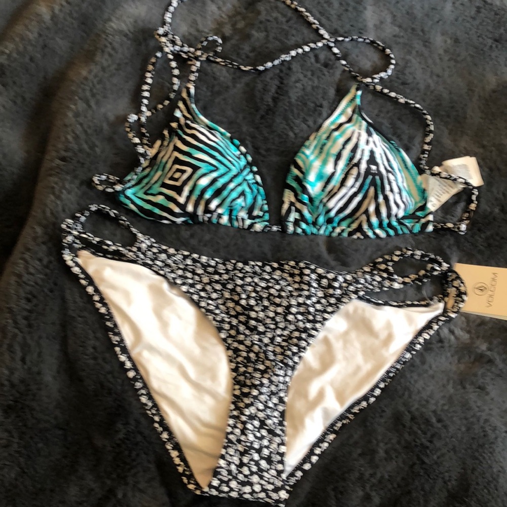 Volcom swimwear.